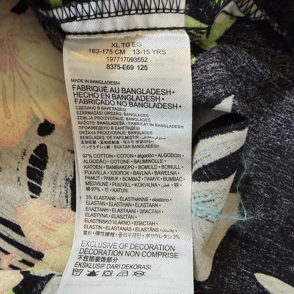 Hurley Boys Hawaiian Shirt Lot 2 Youth XL Flamingo Tropical Button Up Short Slee - Picture 6 of 13